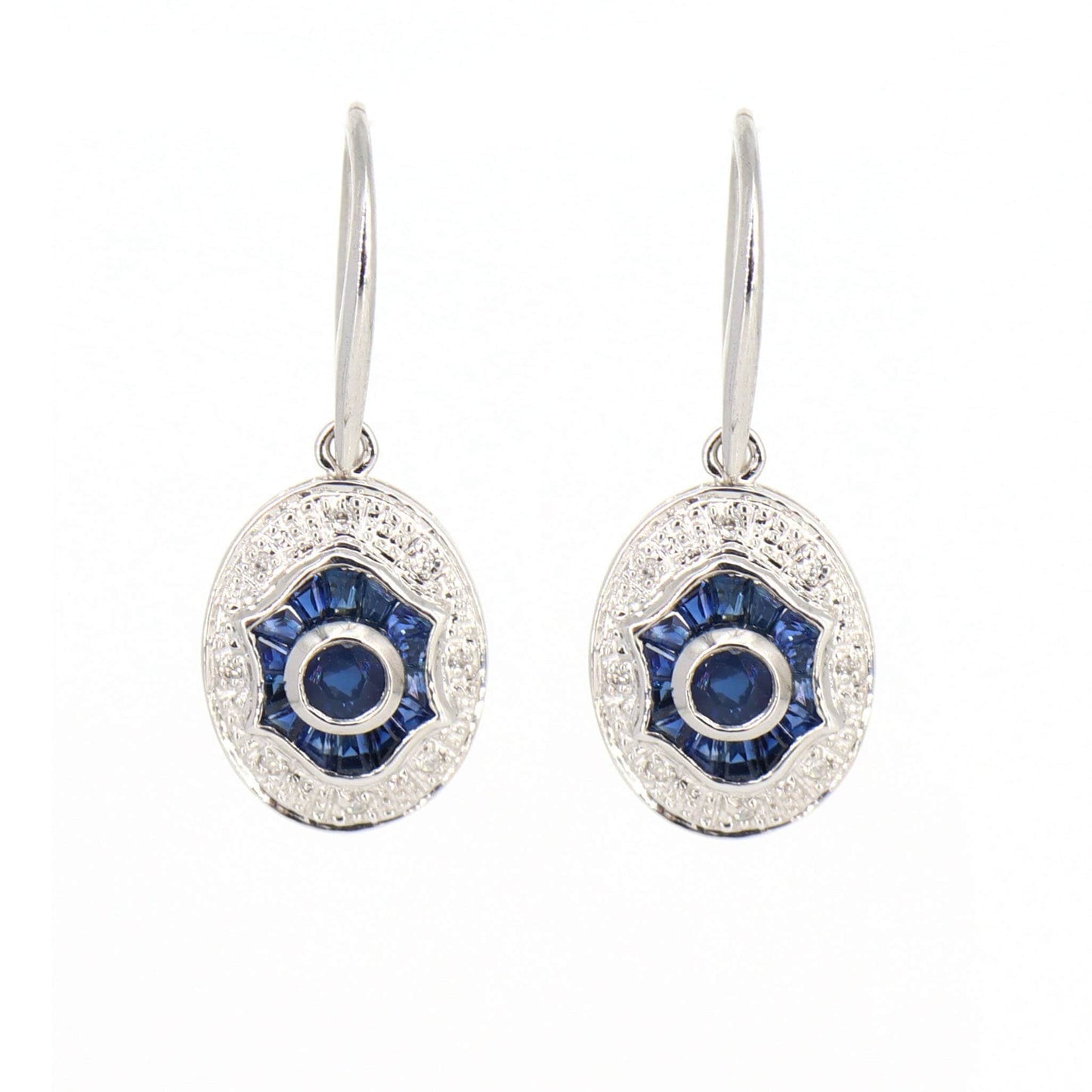 Blue Sapphire Earring Gold