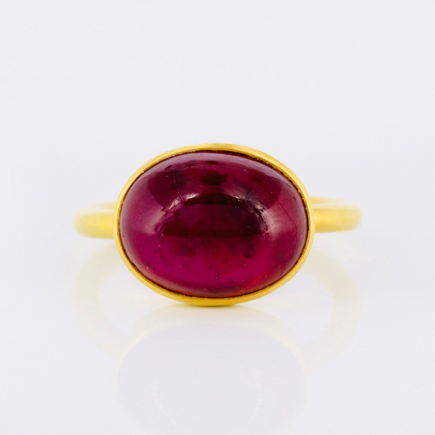 Yellow Ruby Ring 14K Gold