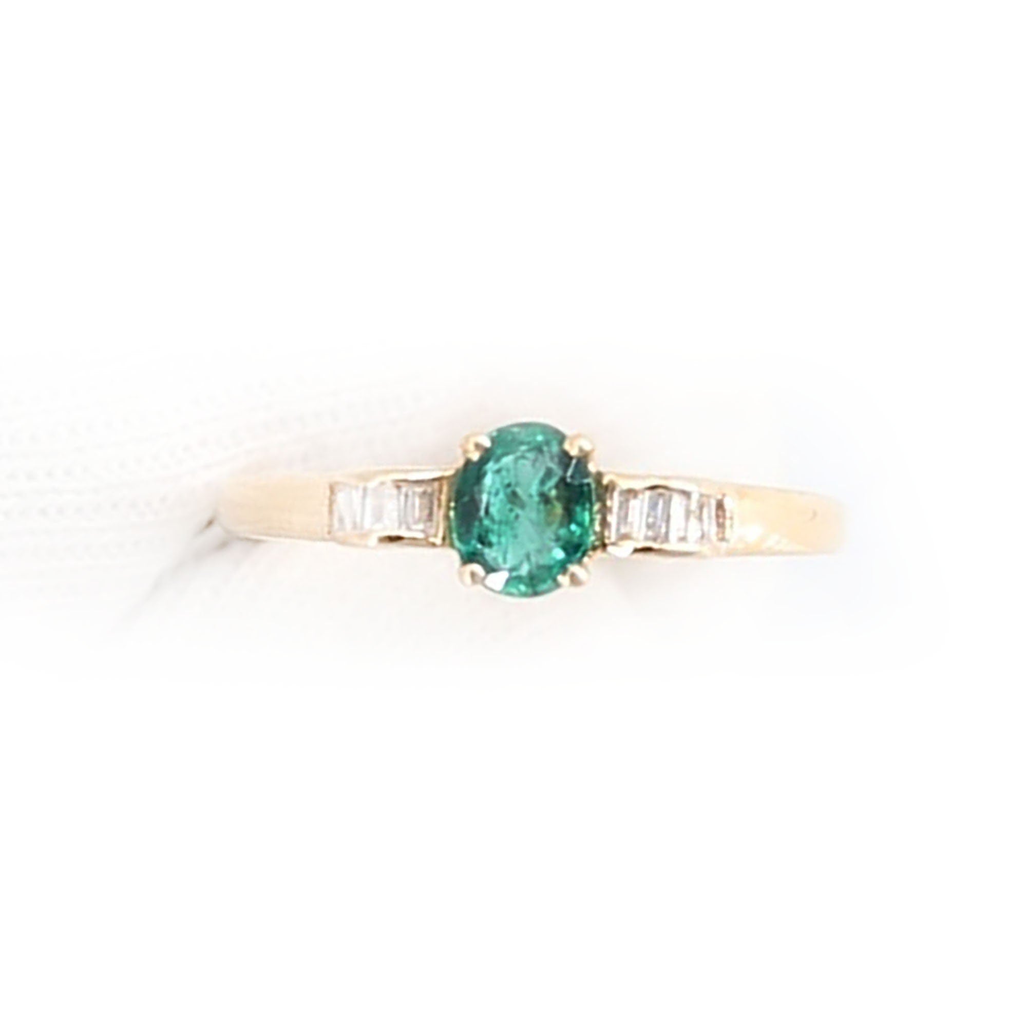 Emerald Ring 14K Gold