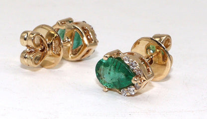 Emerald Earring 14K Gold