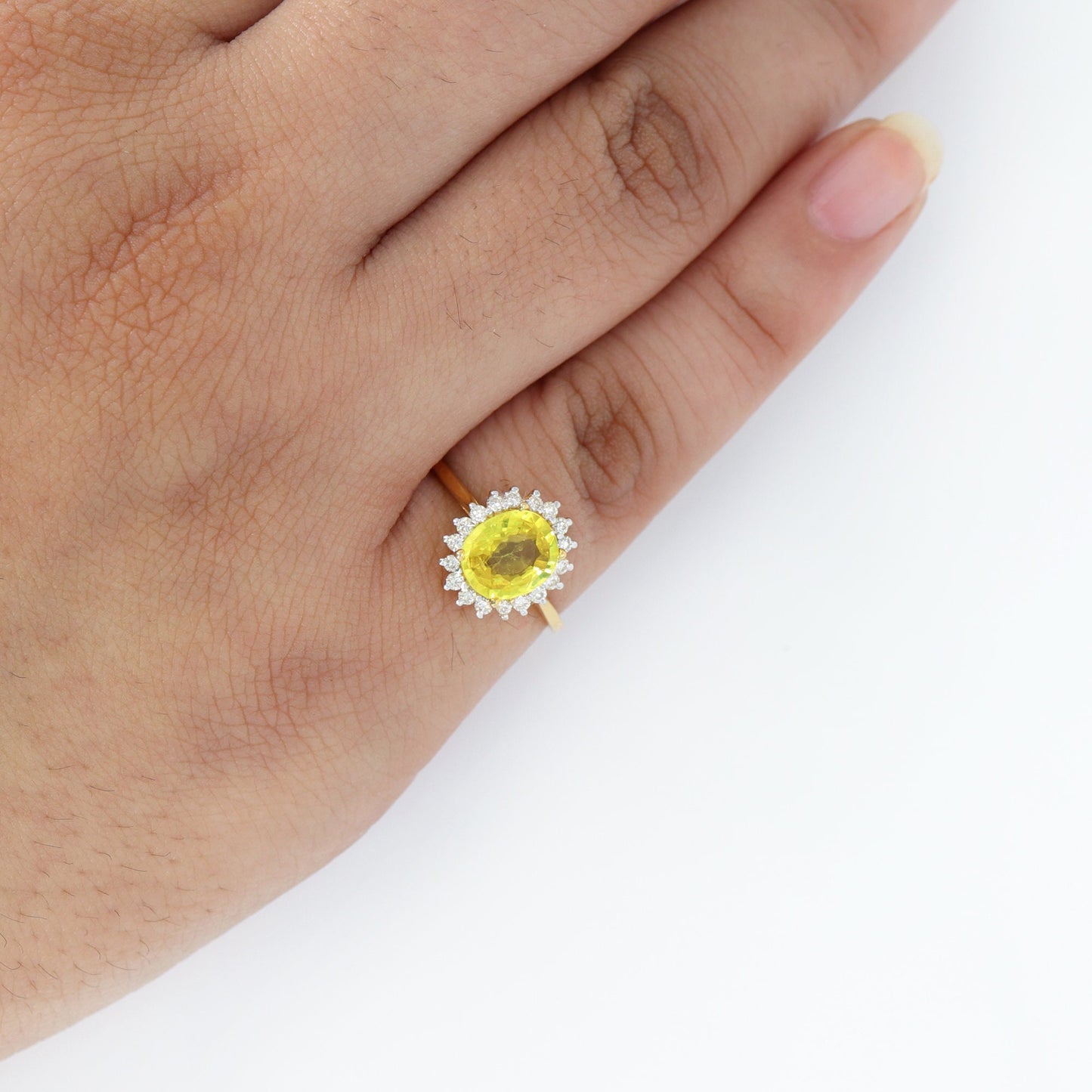 Statement Cluster Ring 14K Gold