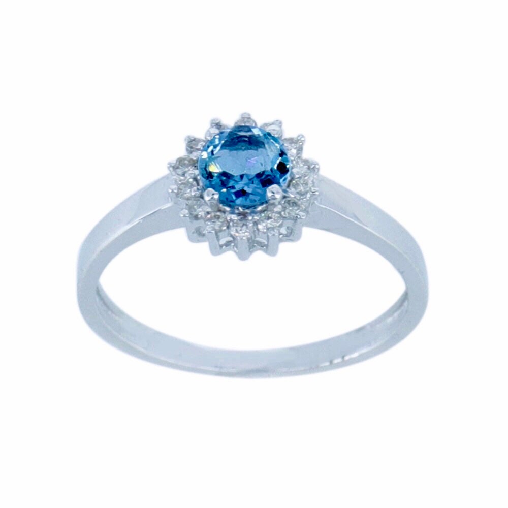 White Ring 14K Gold