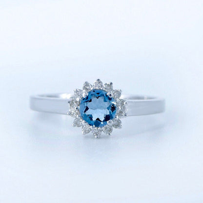 White Ring 14K Gold