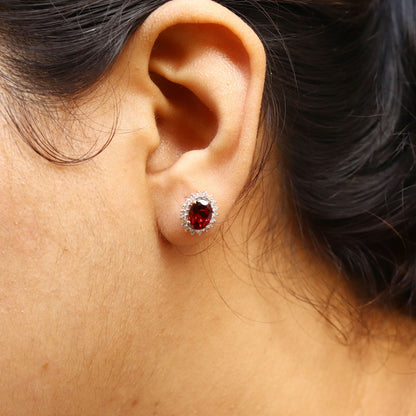 Yellow Garnet Earring 14K Gold