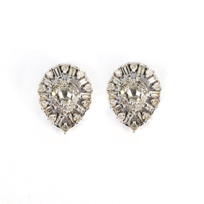 Real Tear Drop Stud Earring 14K Gold