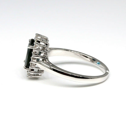 Handmade Blue Sapphire Ring 14K Gold