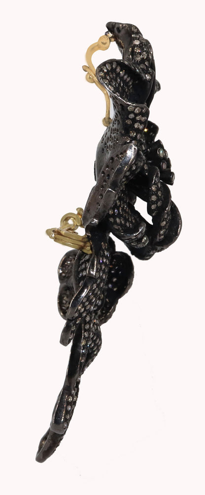 Exclusively Designed Vintage Replica Victorian Beautiful Flower Pendant Gold