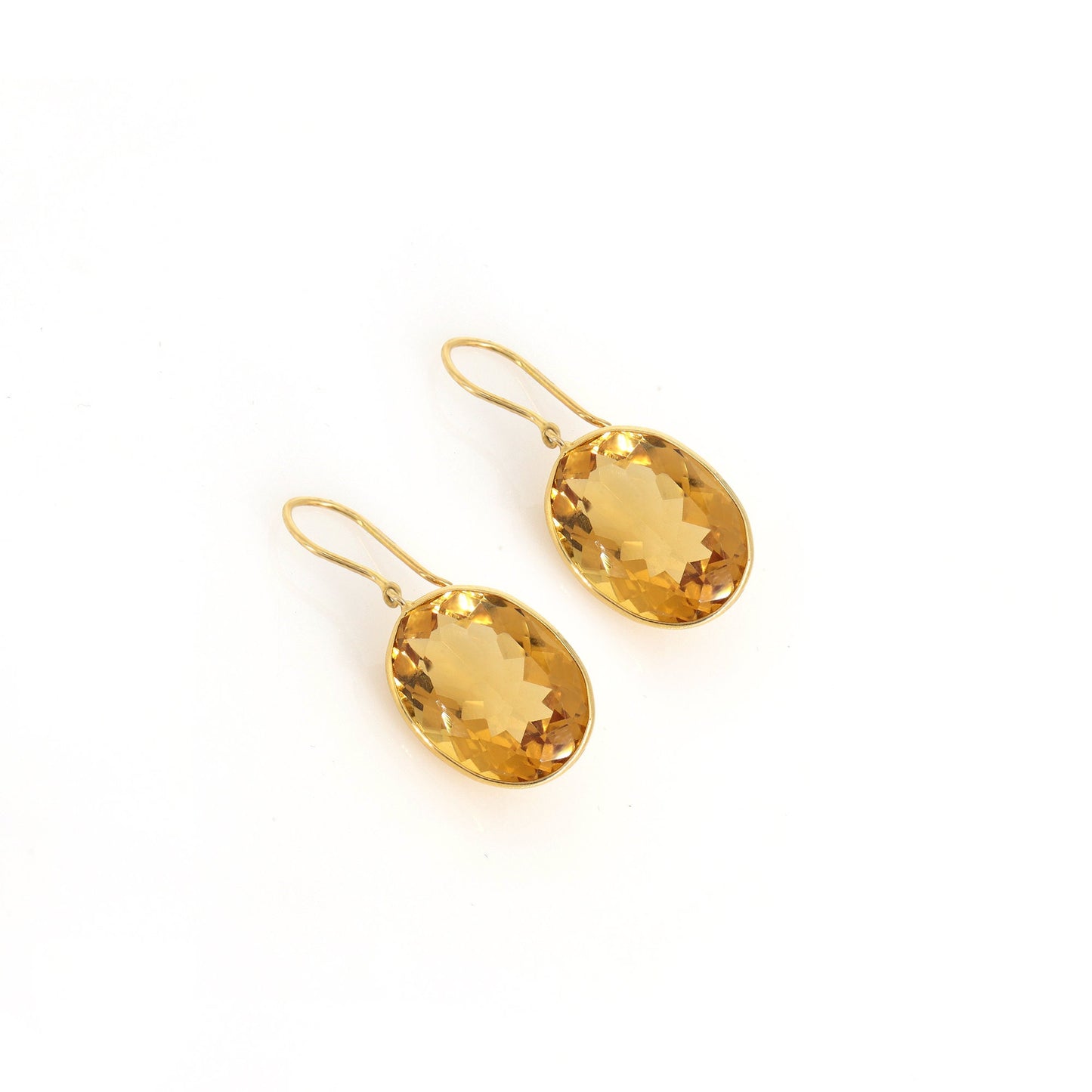 Citrine Earring 18K Gold
