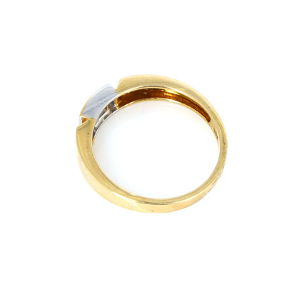 Antique Vintage Yellow Gypsy Ring 14K Gold