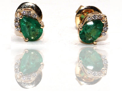 Emerald Earring 14K Gold