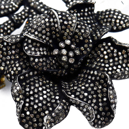 Exclusively Designed Vintage Replica Victorian Beautiful Flower Pendant Gold