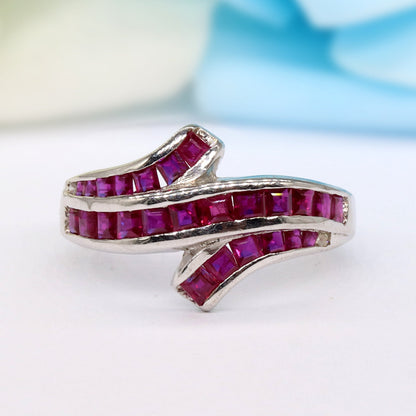 Ruby Ring Silver