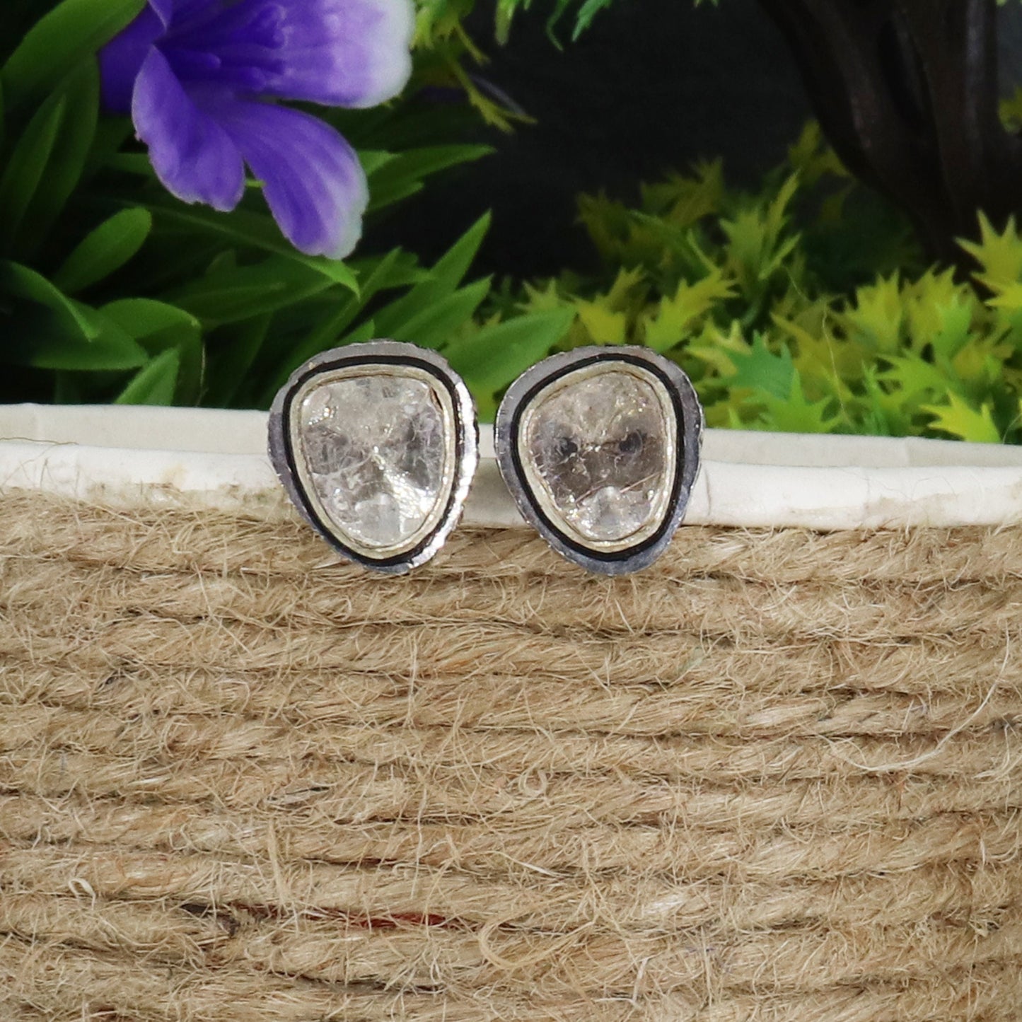 Polki Earring Gold