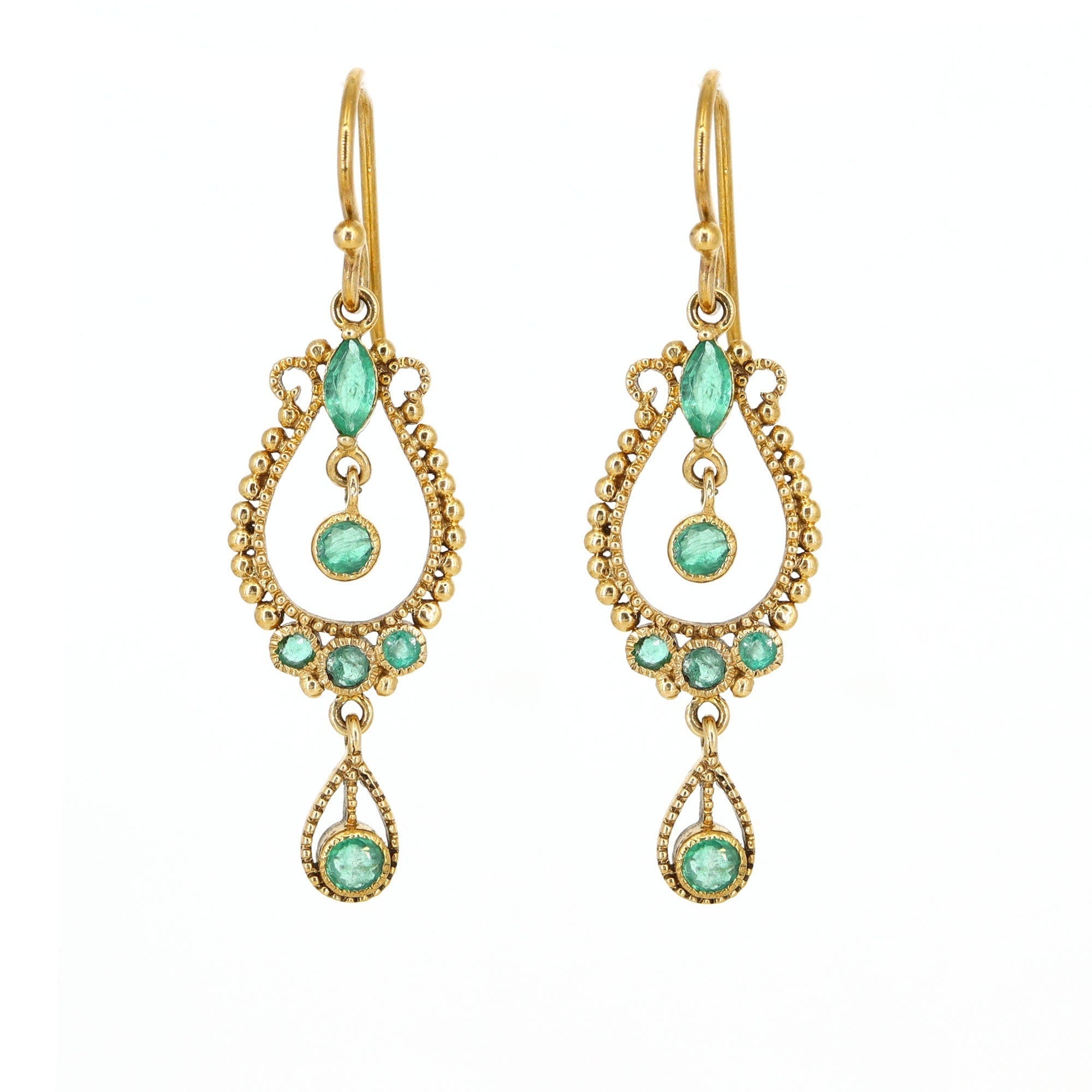9K Yellow Earring Gold