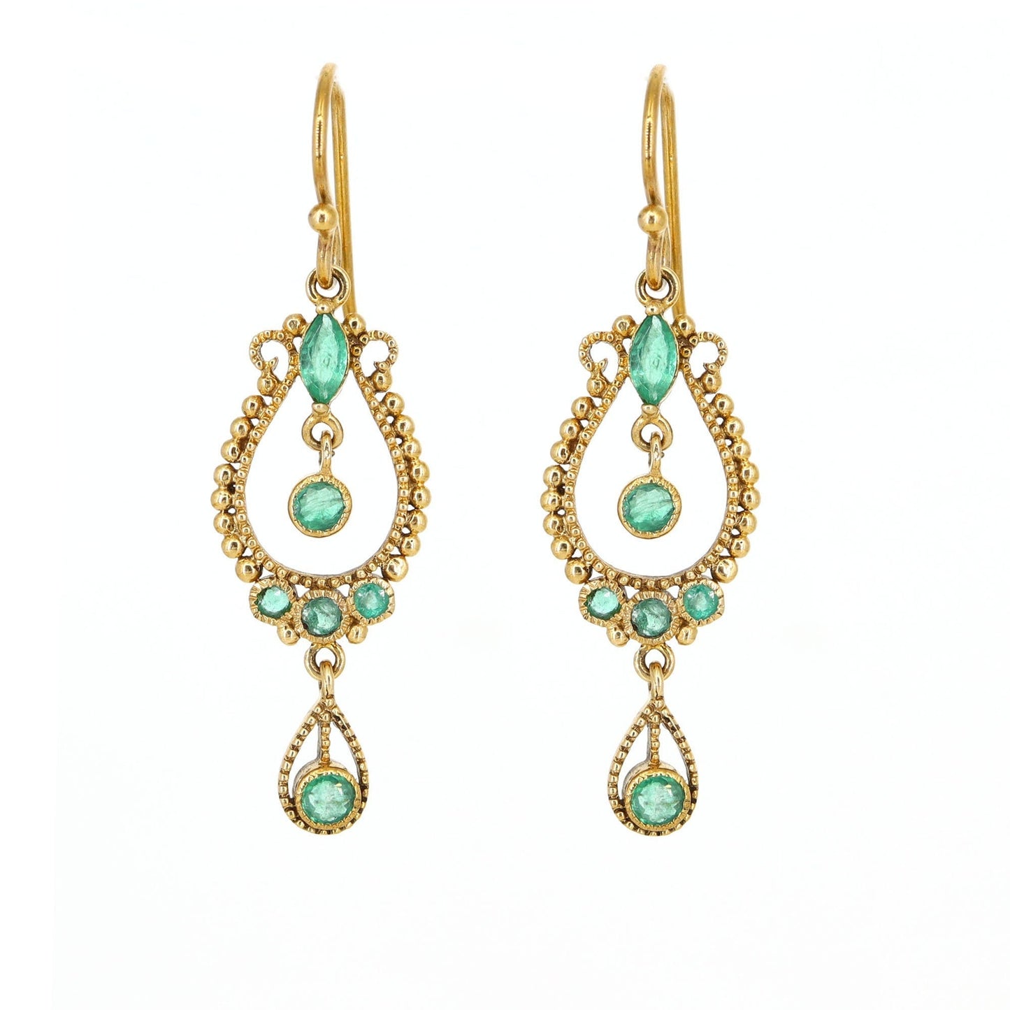 9K Yellow Earring Gold