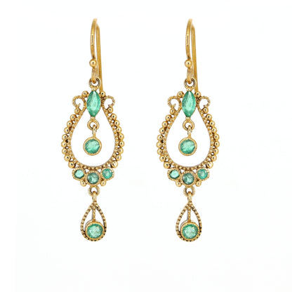 9K Yellow Earring Gold