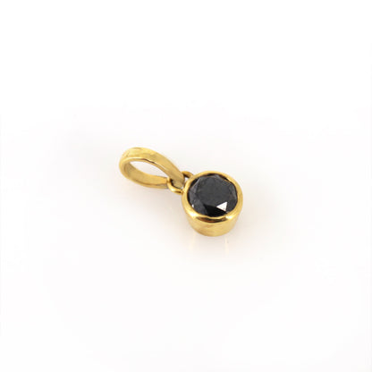 Black Pendant Gold