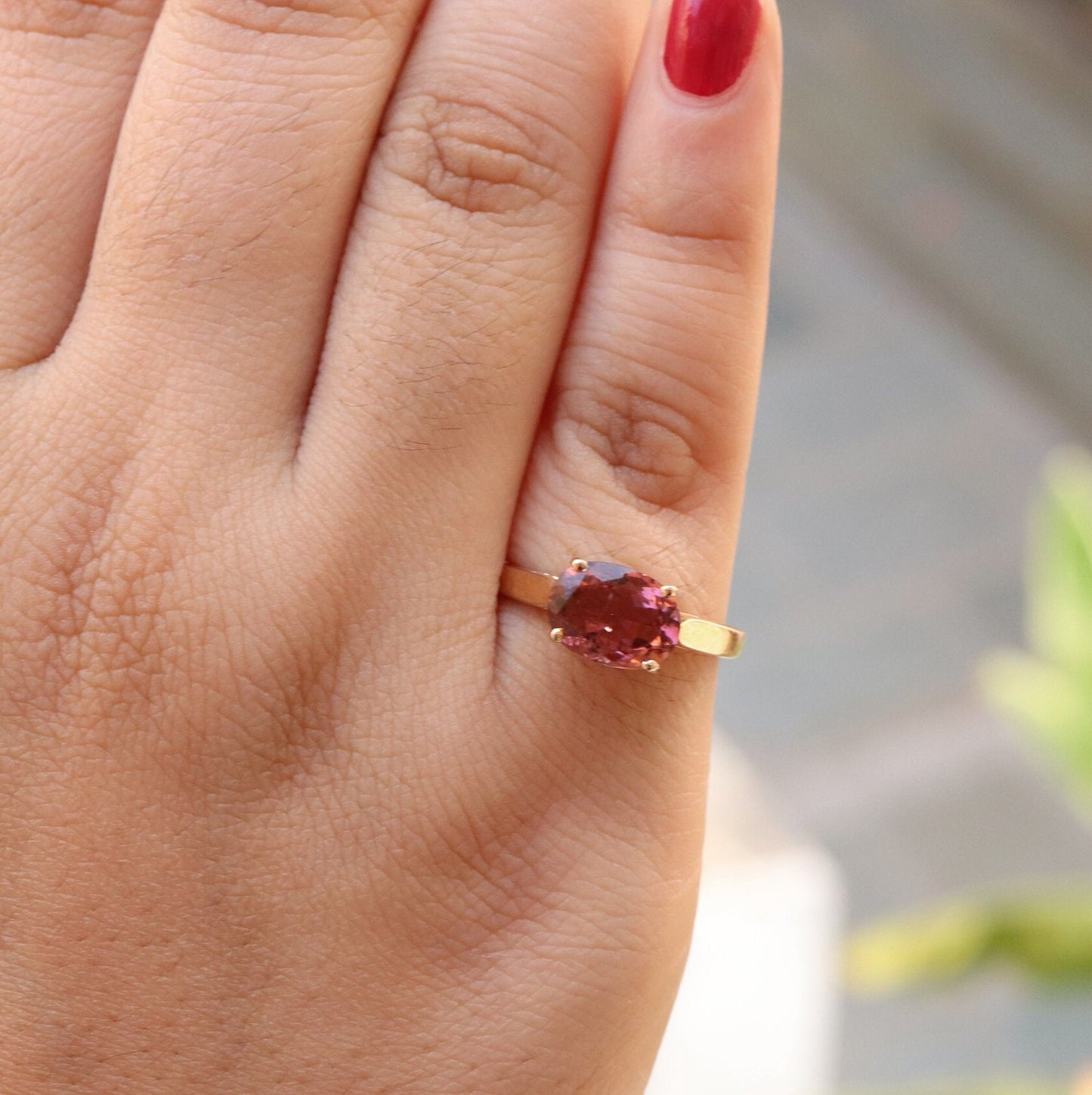 Tourmaline Ring 14K Gold