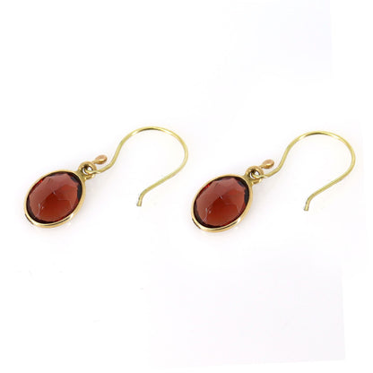 Yellow Garnet Earring 14K Gold