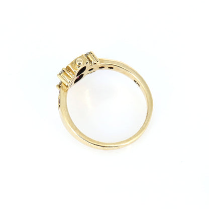 9K Yellow Ruby Ring Gold
