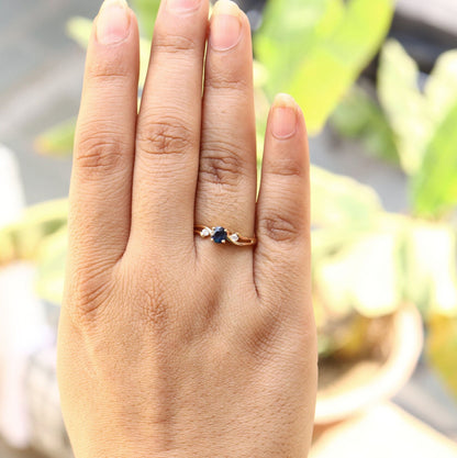 Sapphire Ring 14K Gold