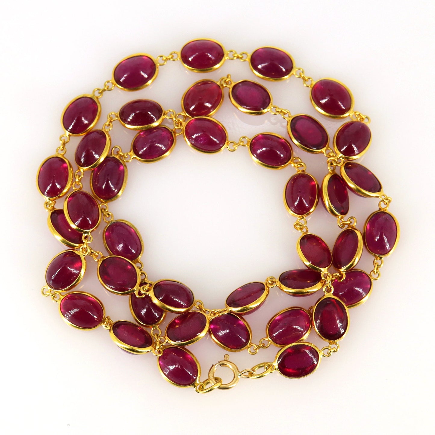 Ruby Necklace 18K Gold