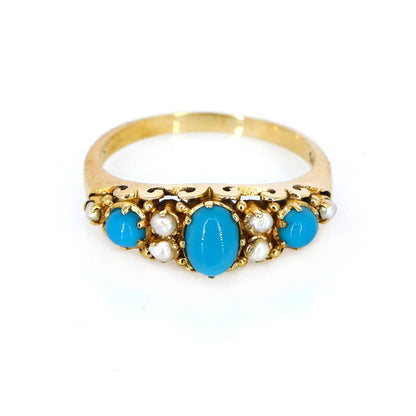 Antique Turquoise Ring Gold