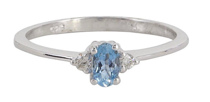 White Ring 14K Gold