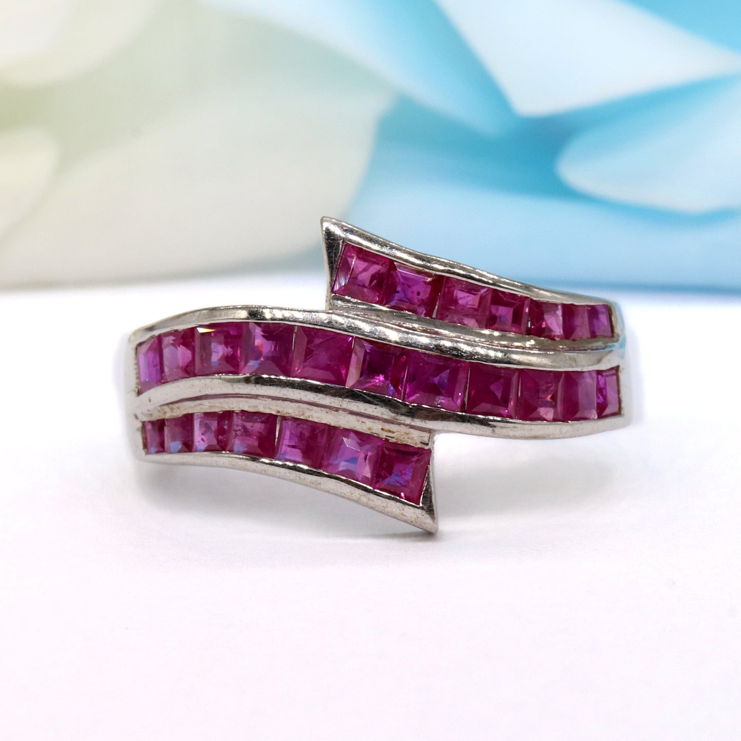 Ruby Ring Silver