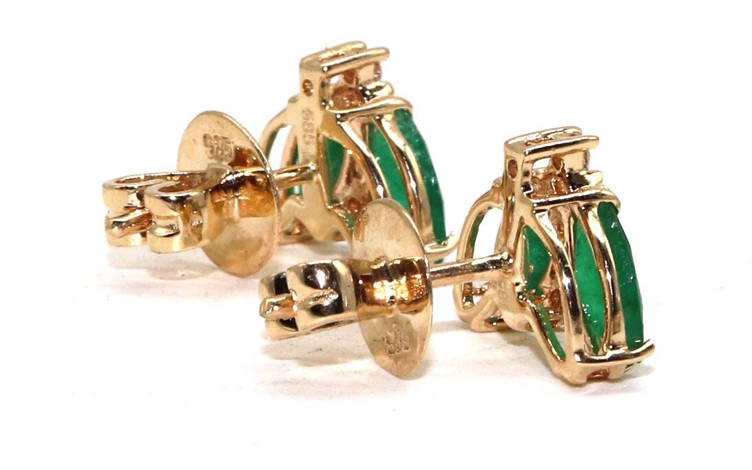 Emerald Earring 14K Gold