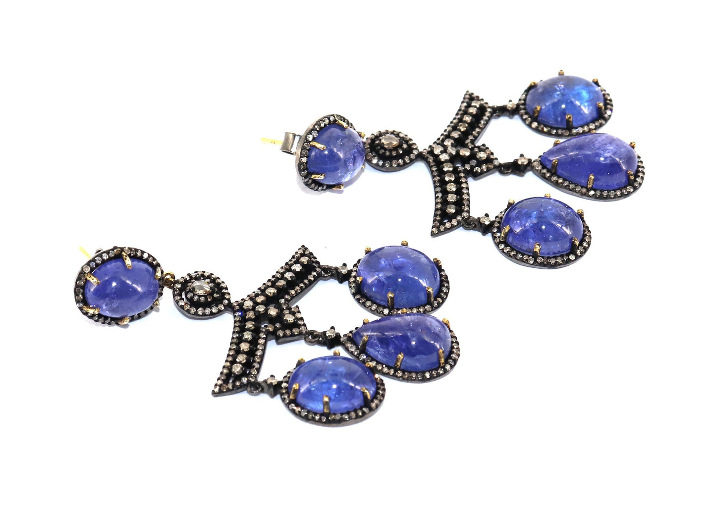 Exclusively Designed Vintage Replica Victorian Earring Gold