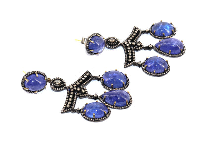 Exclusively Designed Vintage Replica Victorian Earring Gold
