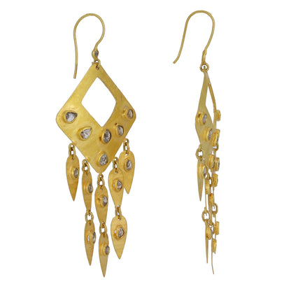 Yellow Earring 18K Gold