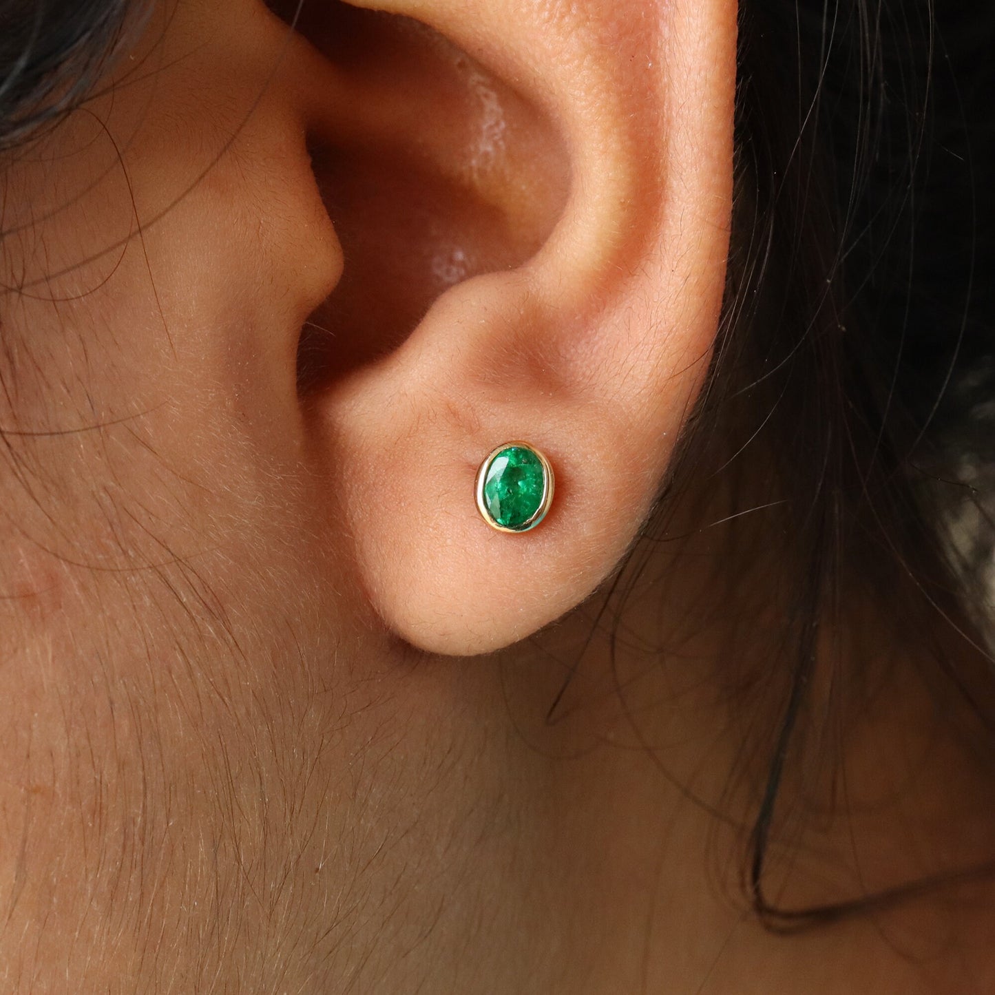 Minimalist Studs Earring 14K Gold