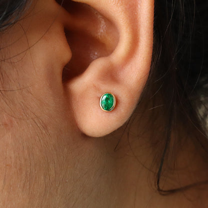 Minimalist Studs Earring 14K Gold