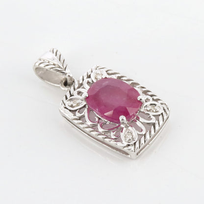 White Pendant 14K Gold