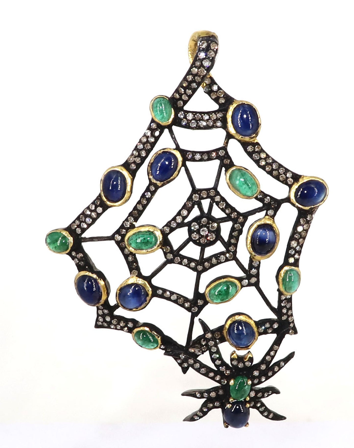 Exclusively Designed Vintage Replica Victorian Spider Net Style Pendant