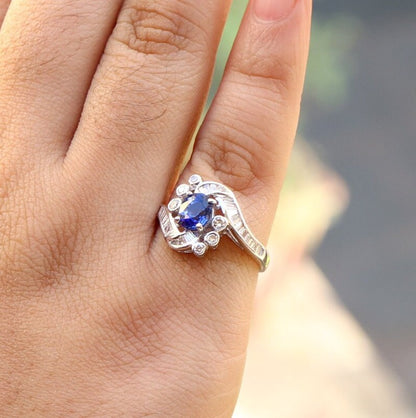 Sapphire Ring 18K Gold