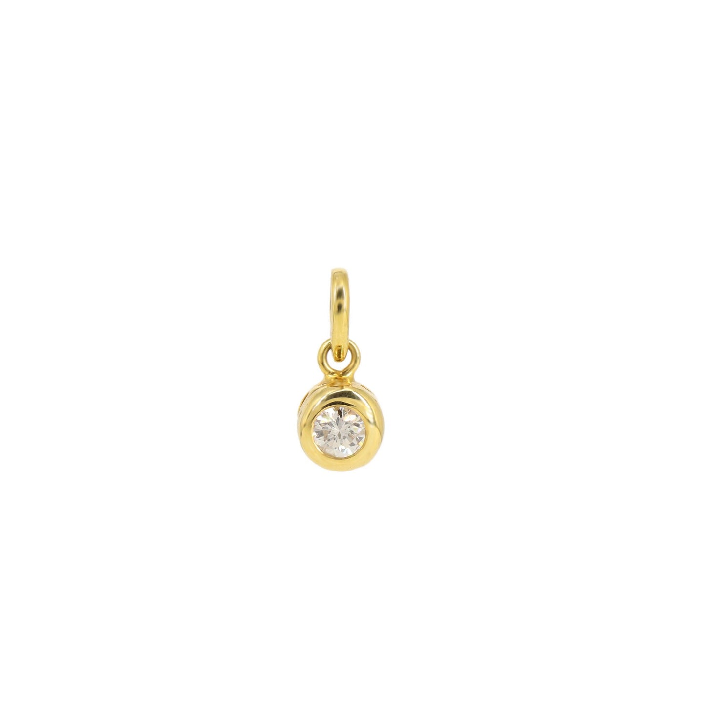 Solitaire Necklace 18K Gold