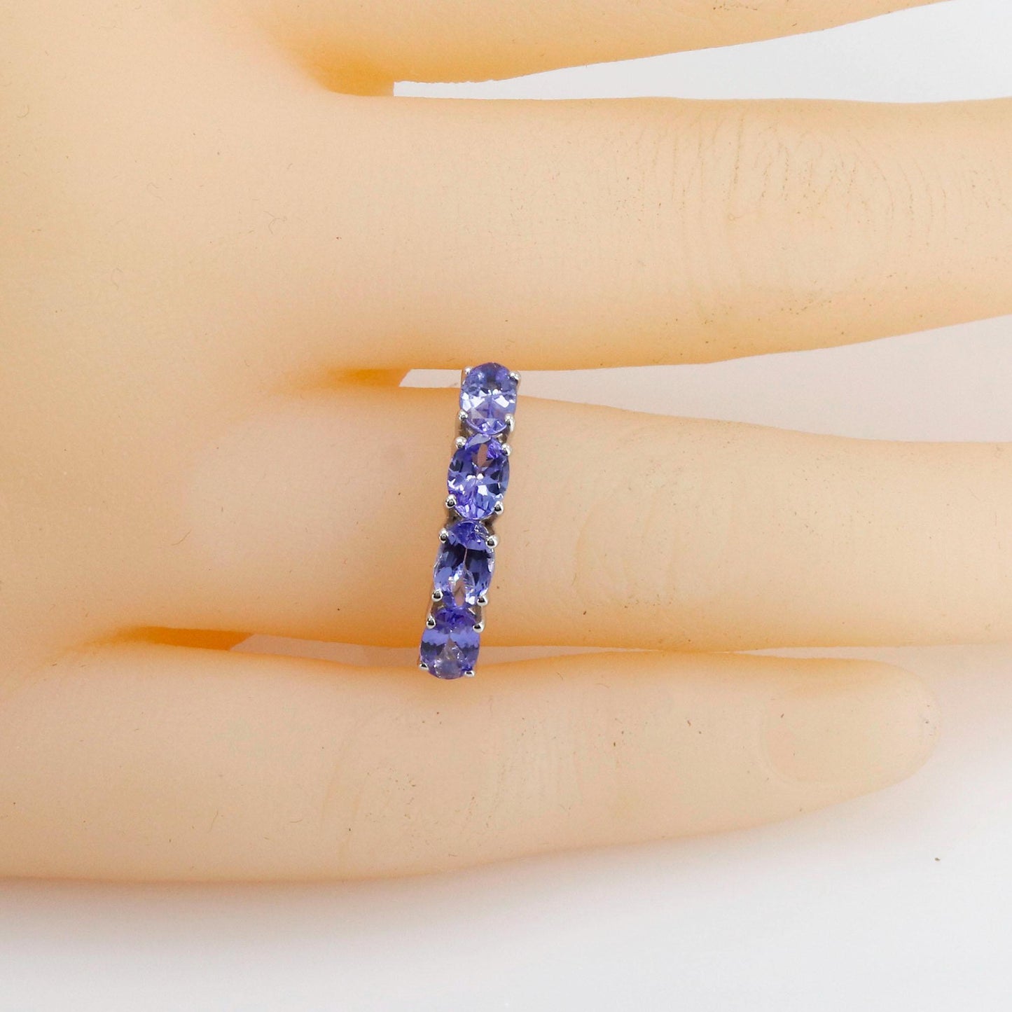 White Tanzanite Ring 14K Gold