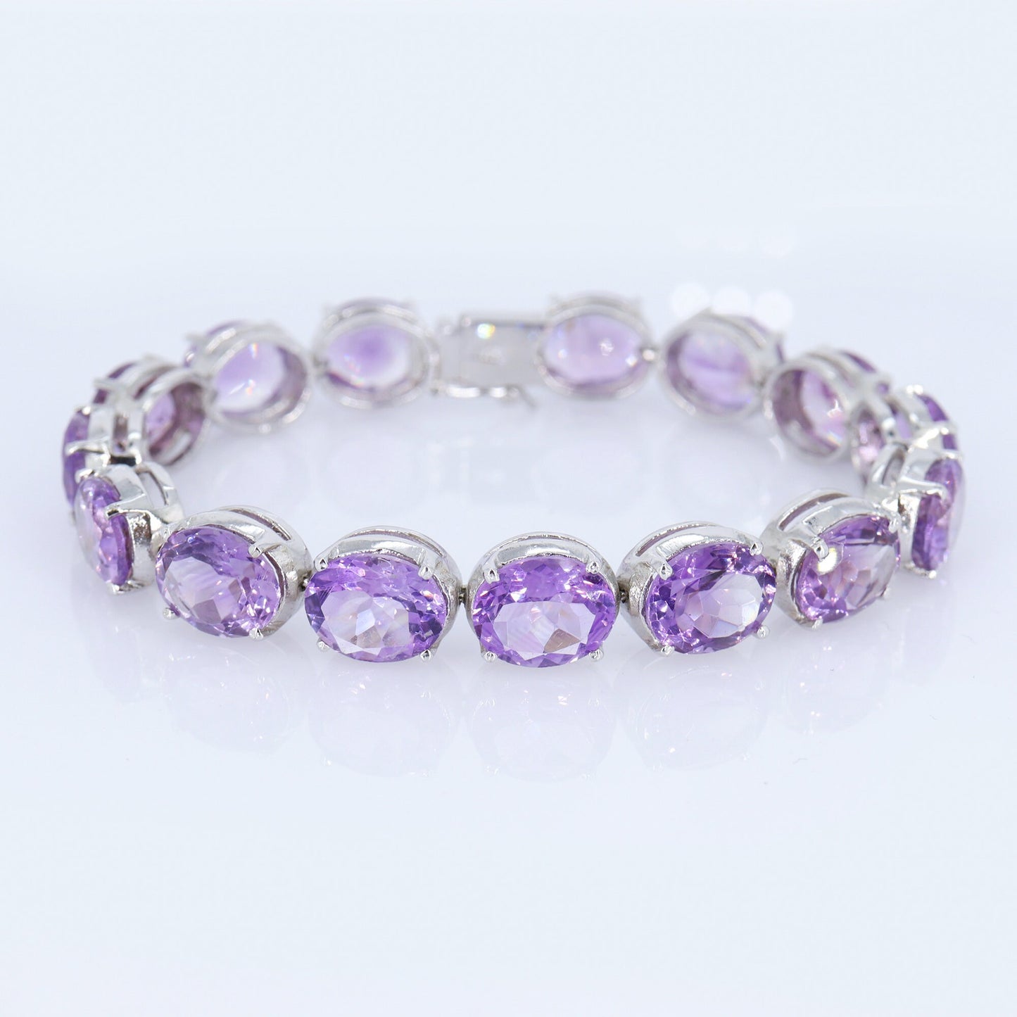 Amethyst Bracelet Silver