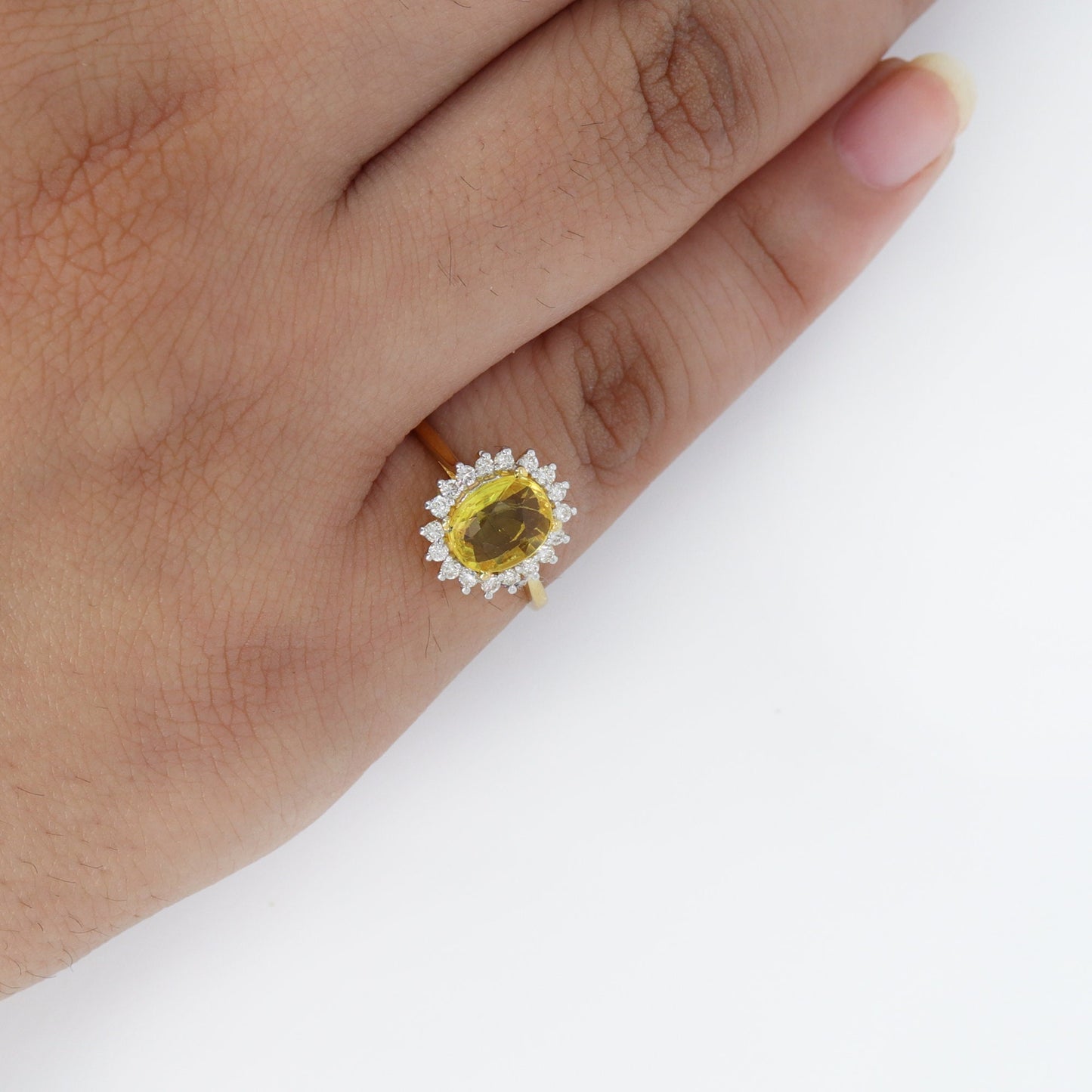Statement Cluster Ring 14K Gold