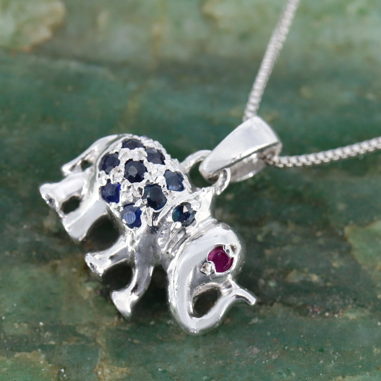 925 Elephant Pendant Silver