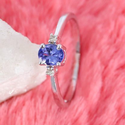 Tanzanite Ring Silver