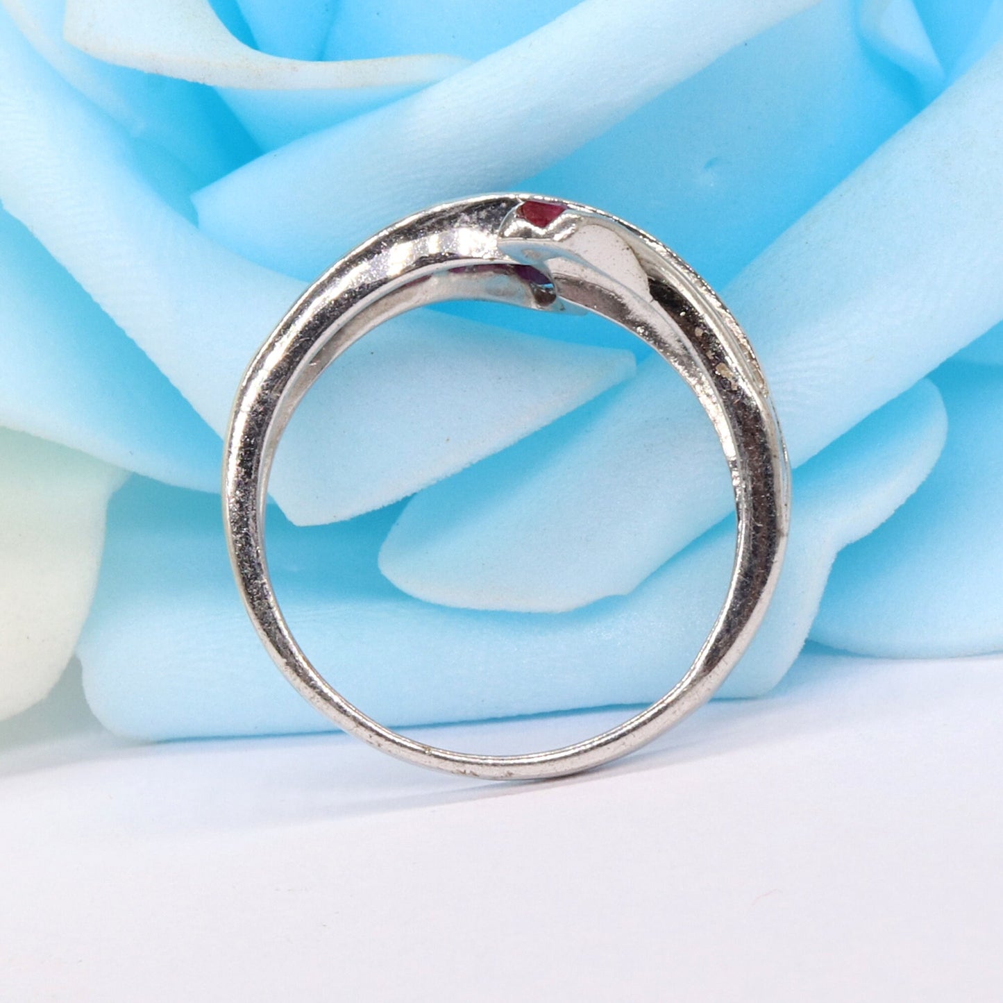 Ruby Ring Silver