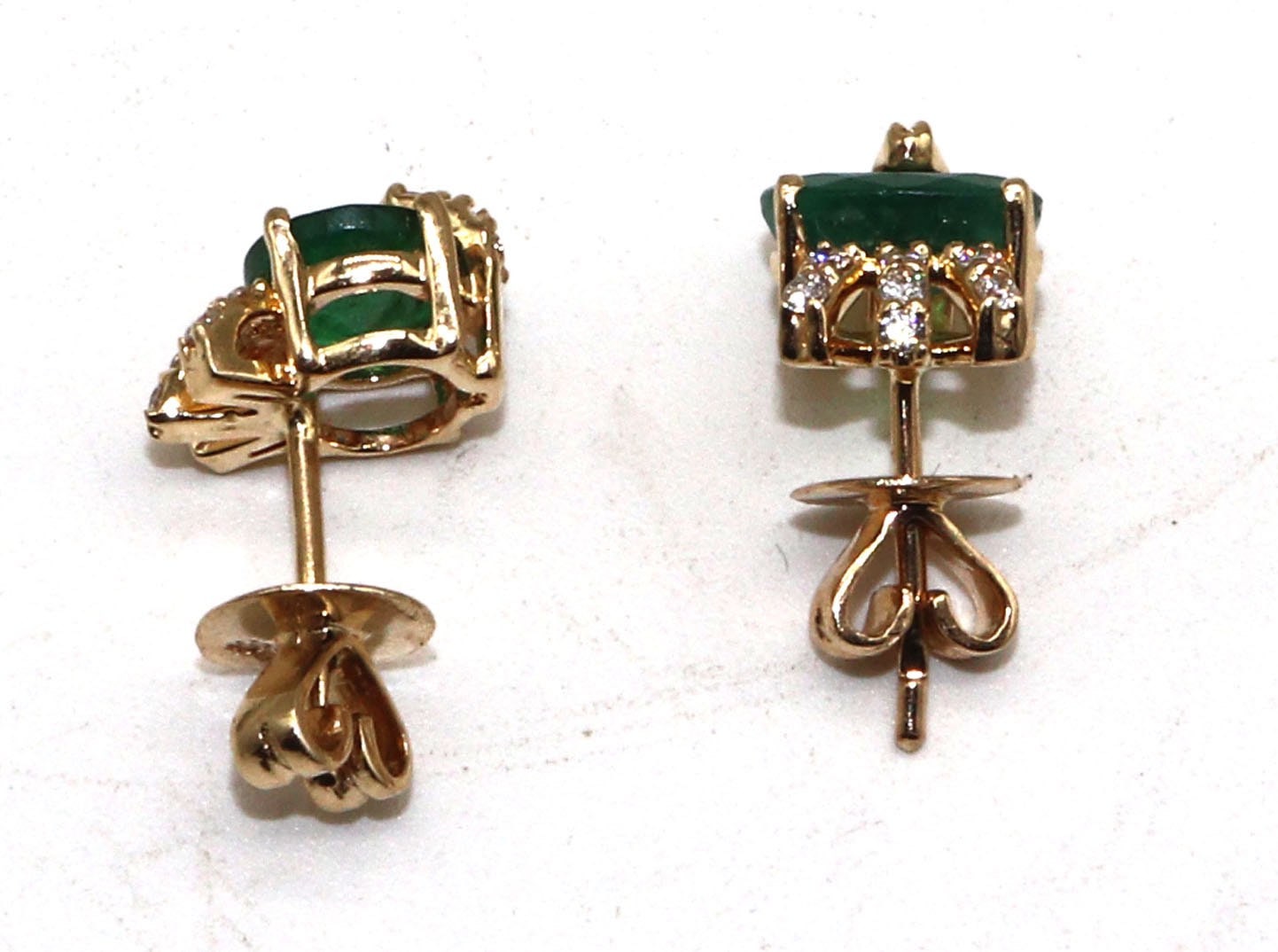 Emerald Earring 14K Gold