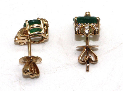 Emerald Earring 14K Gold