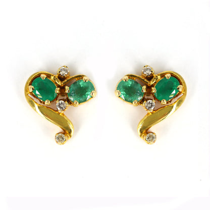 Heart Shape Earring 18K Gold