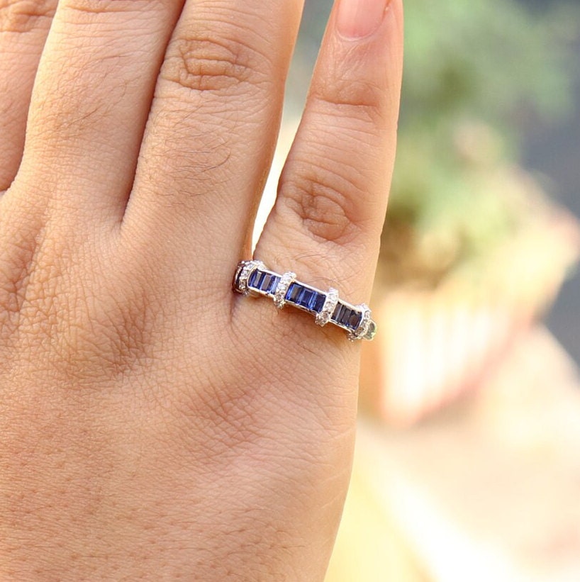 Blue Sapphire Ring Gold