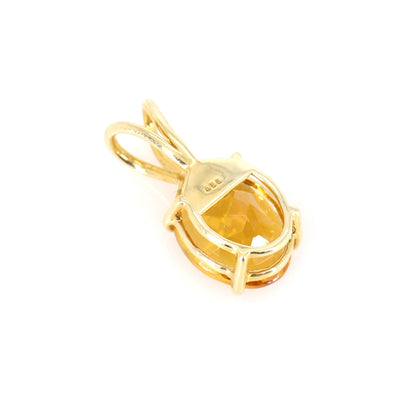 Citrine November Jewelry Yellow Jewellery Citrine Necklace 14K Gold